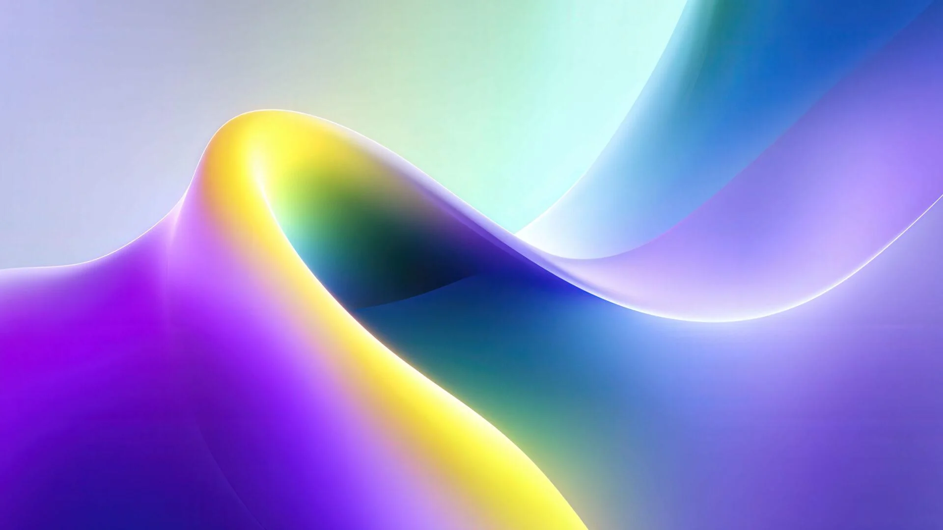 Abstract smooth gradient colorful curves picture 1 of 1