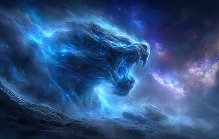 Ancient cosmic beast roars across the stars'