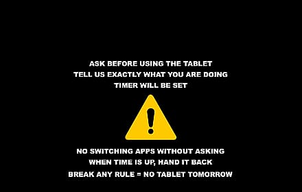 Not your average wallpaper : Ipad Lock screen for parents/kids'