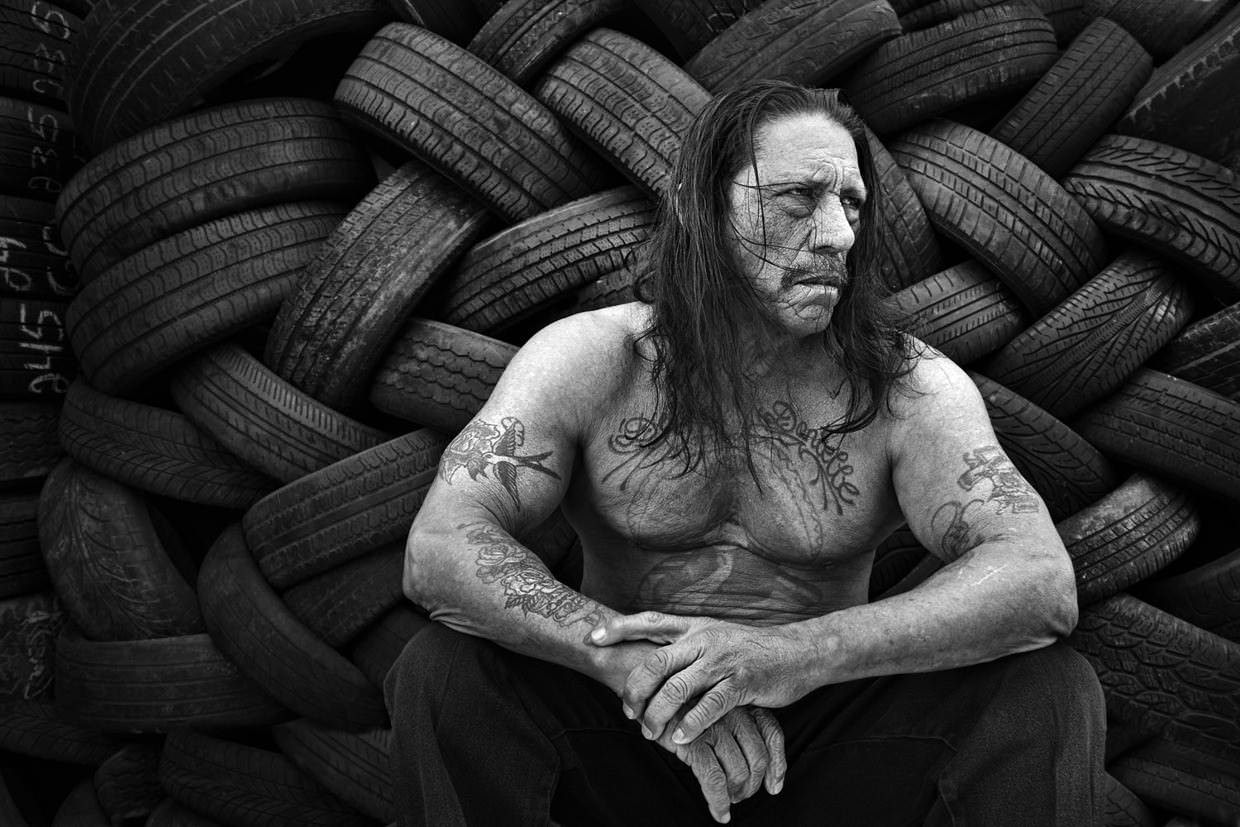 Danny Trejo. The man is 70, been in jail, 280 movies, and has two boxing belts. picture 1 of 1