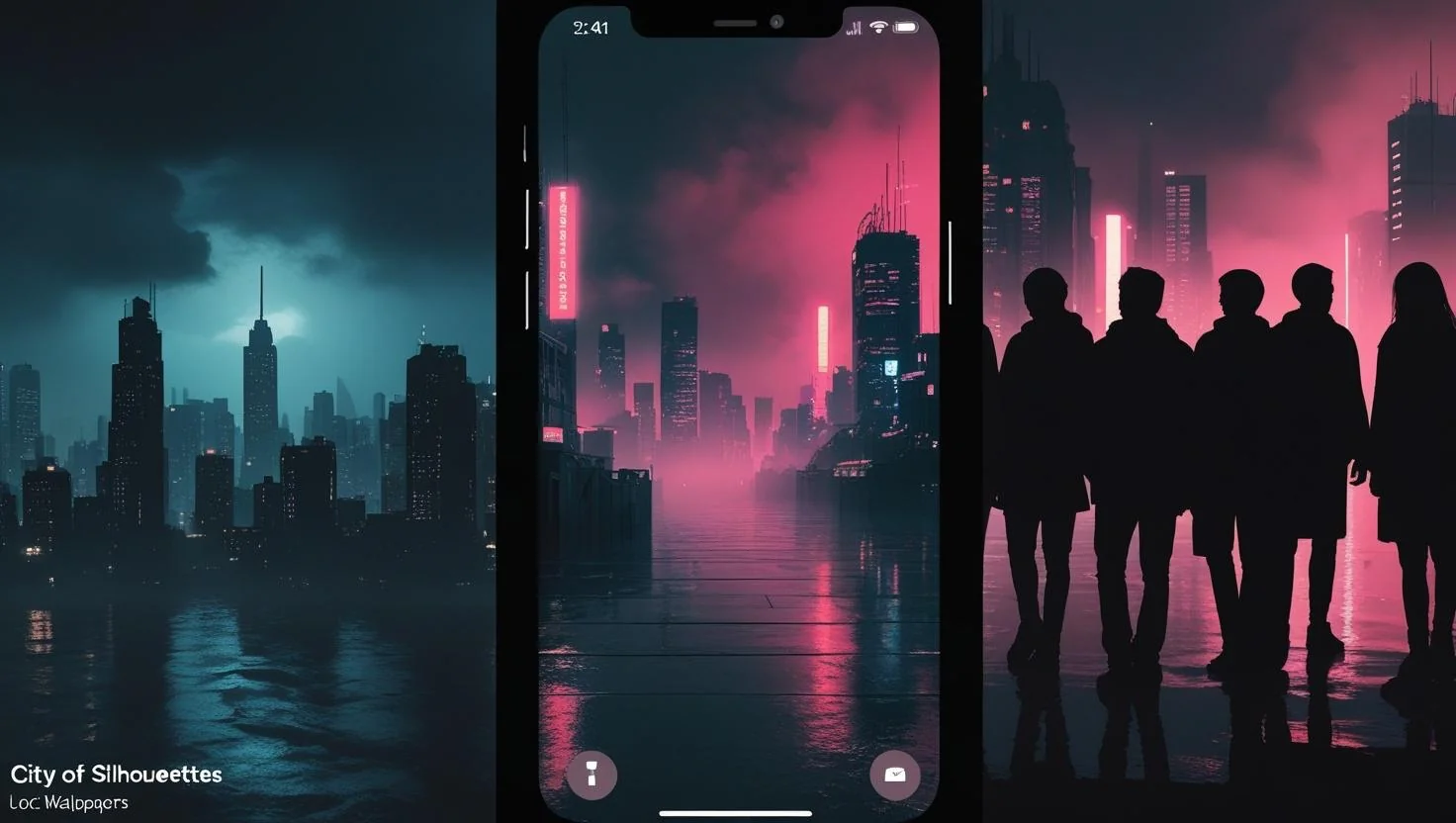 I created a wallpaper pack inspired by cyberpunk and dreamcore aesthetics. 8 phone wallpapers blending neon city fog and silhouettes in the dark. Would love your thoughts — and it’s up on Gumroad if anyone wants to check it out. picture 2 of 2