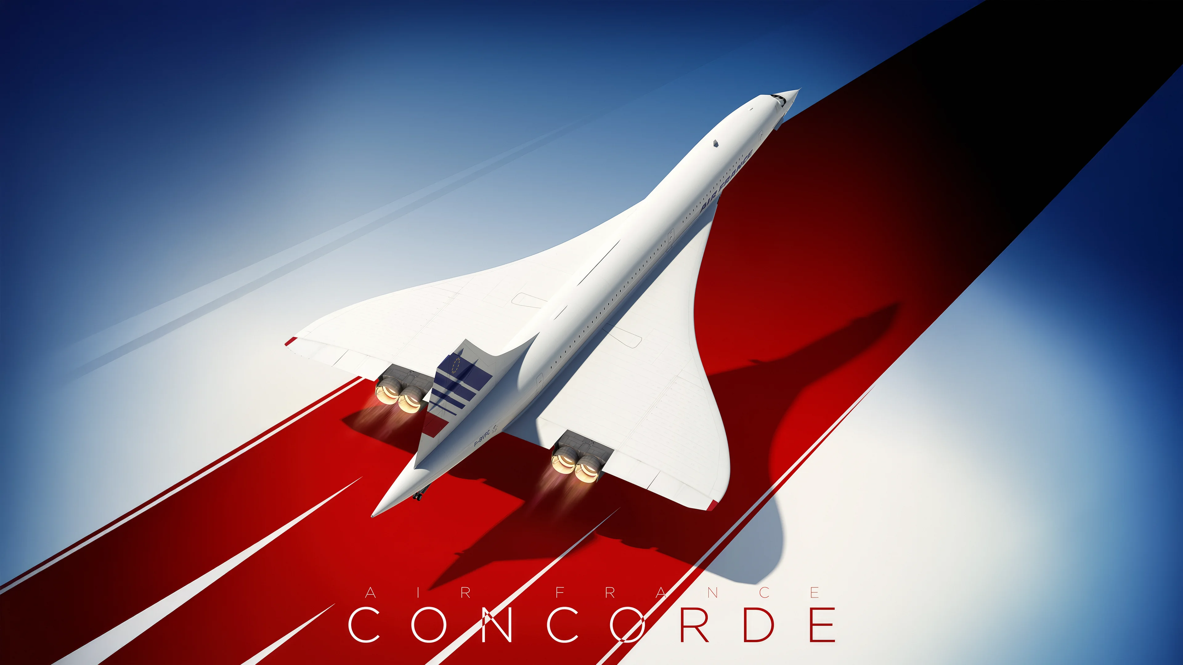 Concorde Redux - Red 1 by Stephane BEILLIARD picture 1 of 1