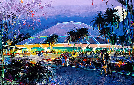 Horizons pavilion at Disney's EPCOT Center by Herbert Ryman'