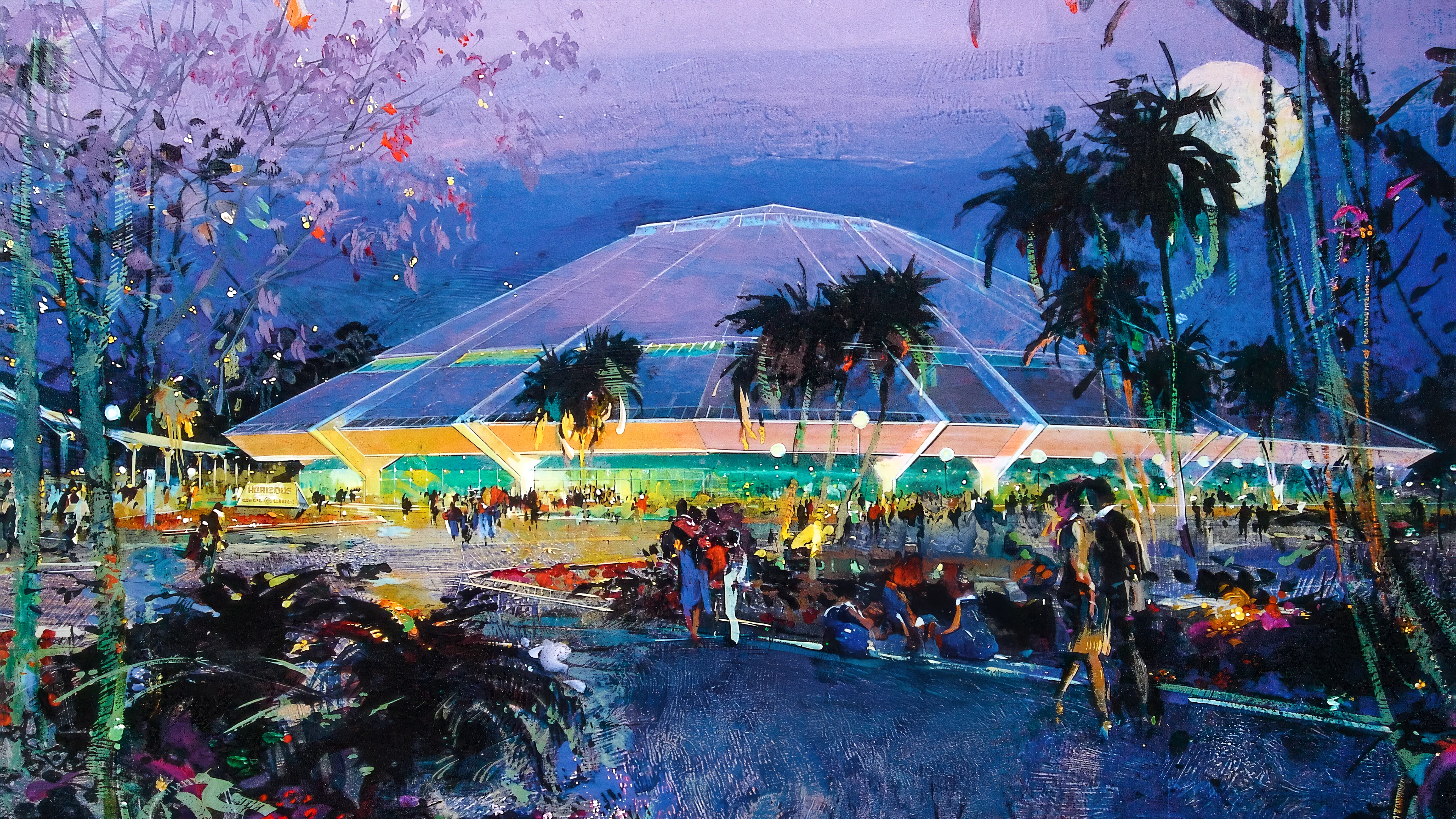 Horizons pavilion at Disney's EPCOT Center by Herbert Ryman picture 1 of 1