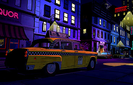 The Wolf Among Us - Taxi in neon'