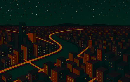 Starry City Night'