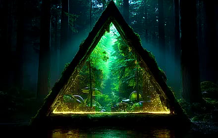 Secret World Through Forest Triangle'