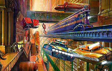 The Fifth Element concept art by Patrice Garcia'