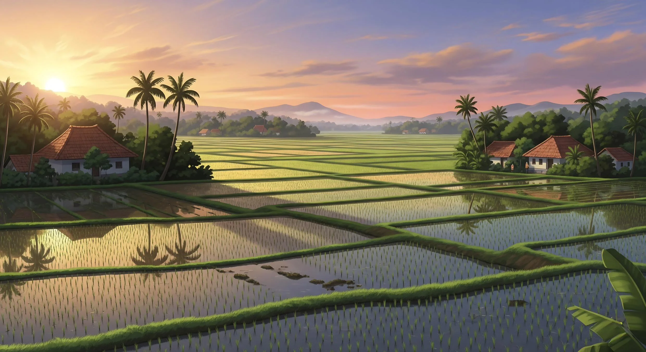 South Indian Paddy Fields picture 1 of 1
