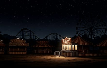 Fairgrounds after midnight'