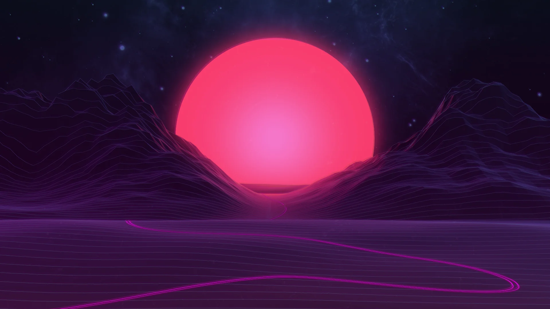 Neon Sunset by AxiomDesign picture 1 of 1