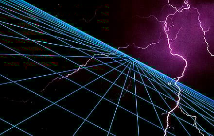 Just your standard grid n' lightning'