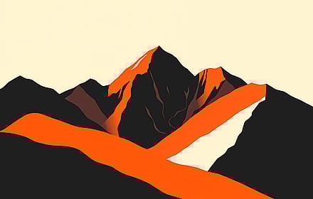Vector Style Mountain made by me'
