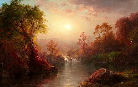 Autumn by Frederic Edwin Church, 1875'