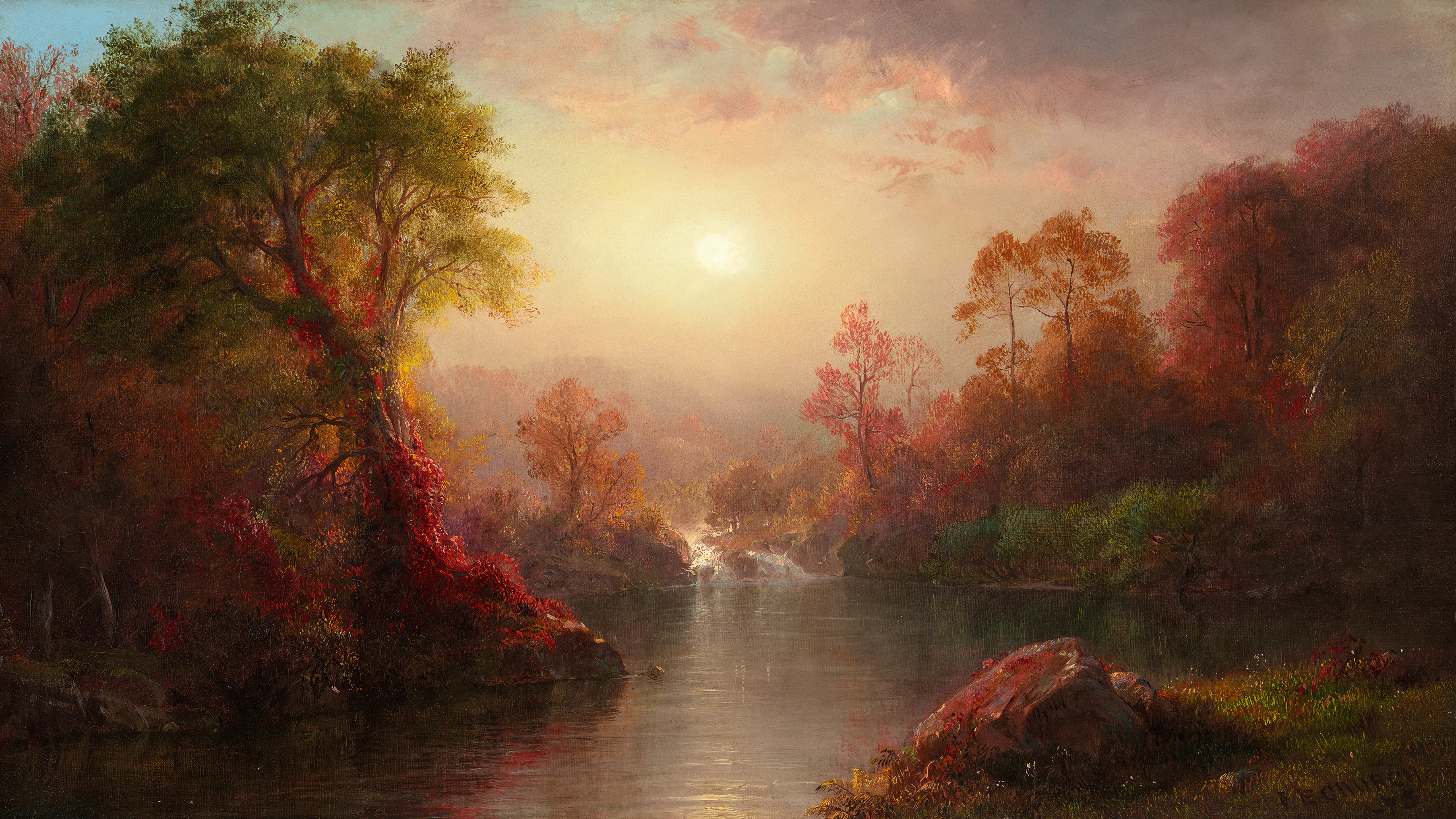 Autumn by Frederic Edwin Church, 1875 picture 1 of 2