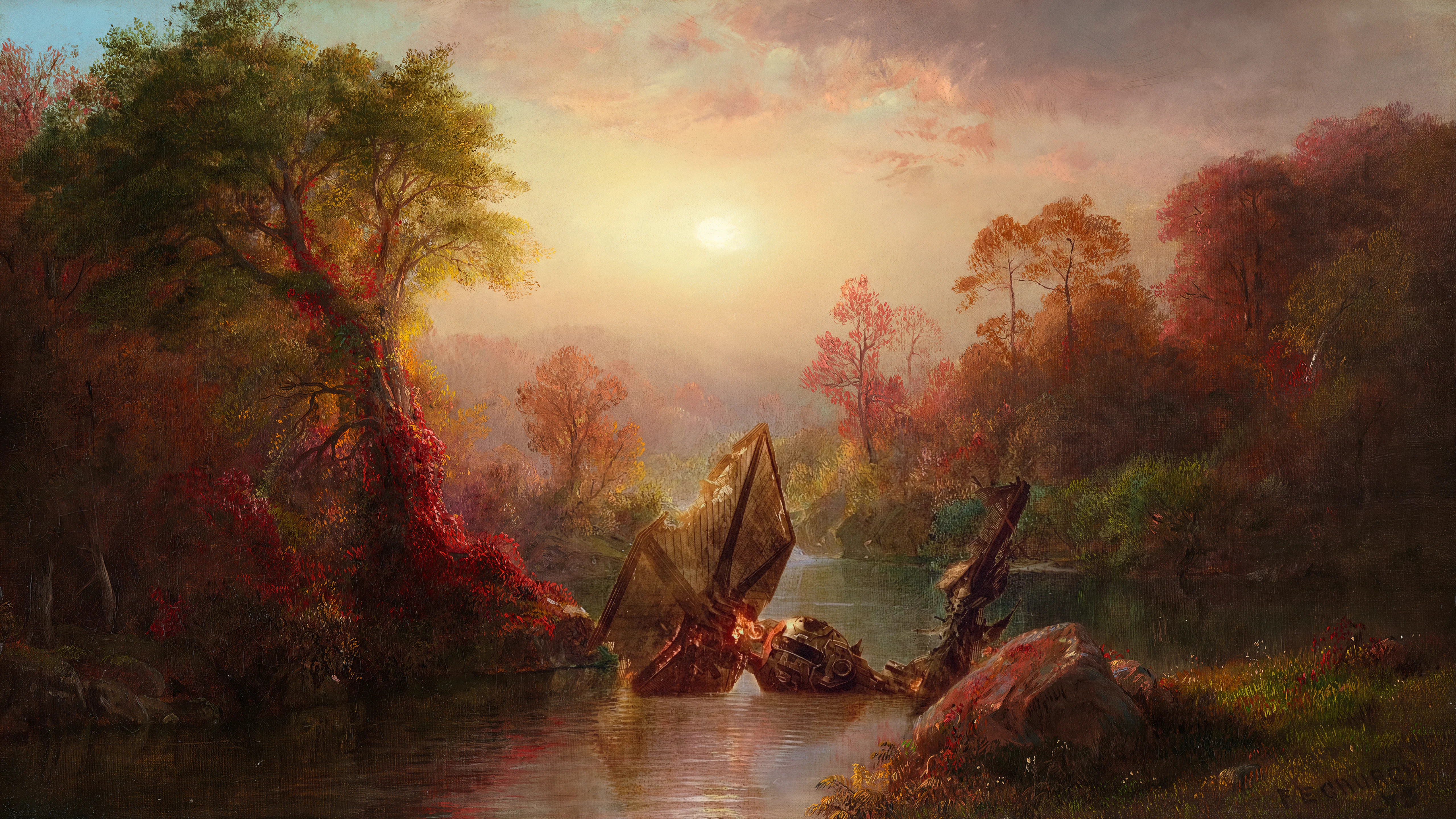 Autumn by Frederic Edwin Church, 1875 picture 2 of 2