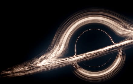 Black Hole inspired by Interstellar movie'