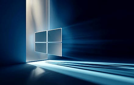 Windows Light Rays Abstract Technology Art'