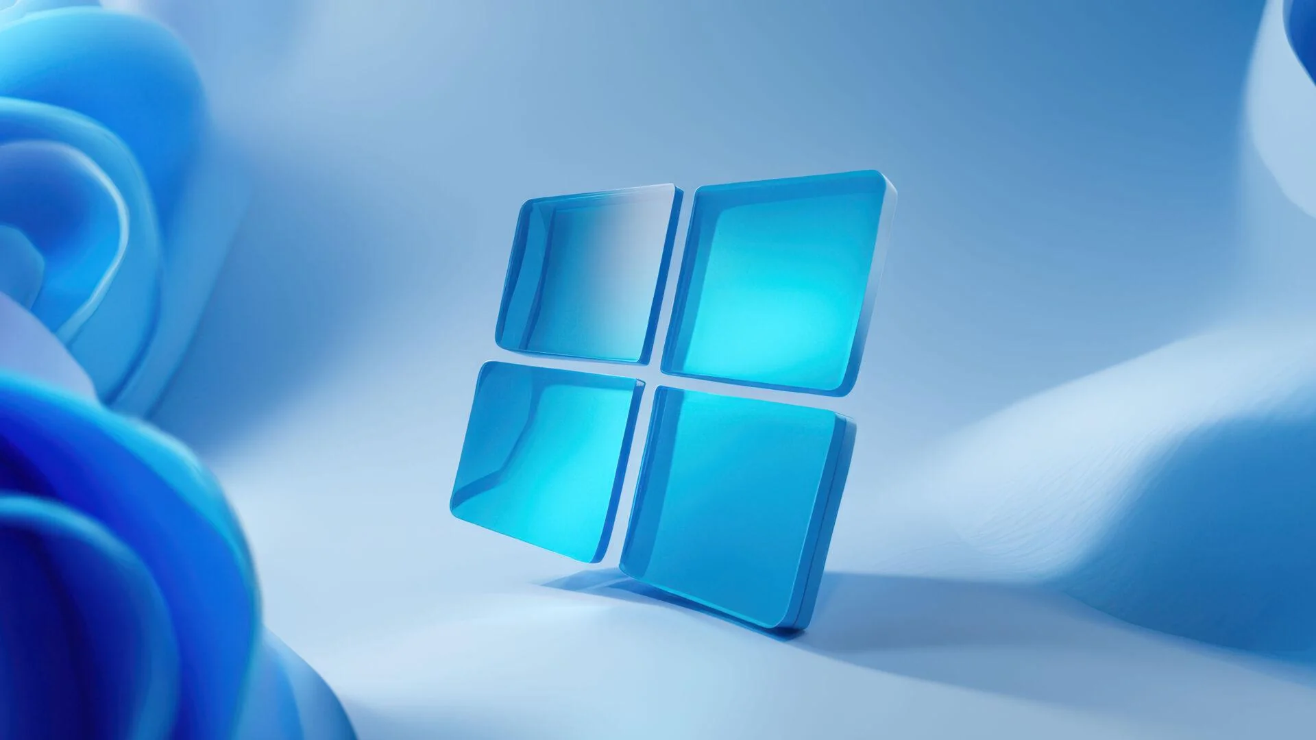 Windows 11 Blue Translucent Abstract Logo picture 1 of 1