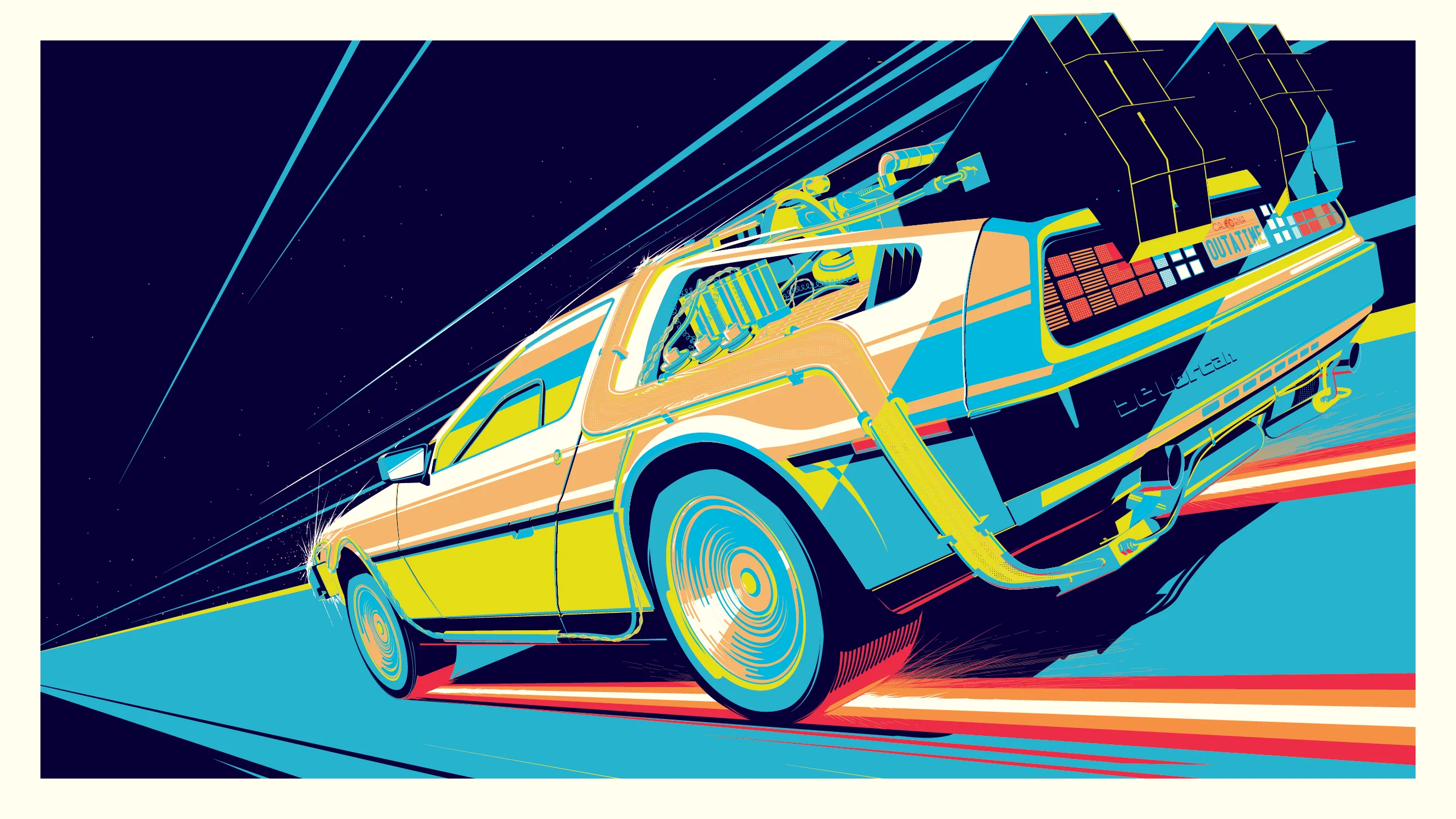 Acid DeLorean by Craig Drake picture 1 of 1