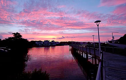 Lake Rudee, Pacific Ave Bridge, Virginia Beach, VA'