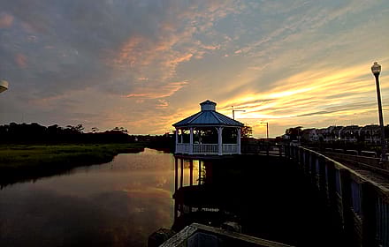 Gazebo at Laskin Road and 30th street, Virginia Beach, VA'