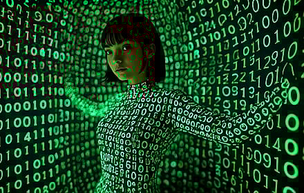 Matrix Green Girl'
