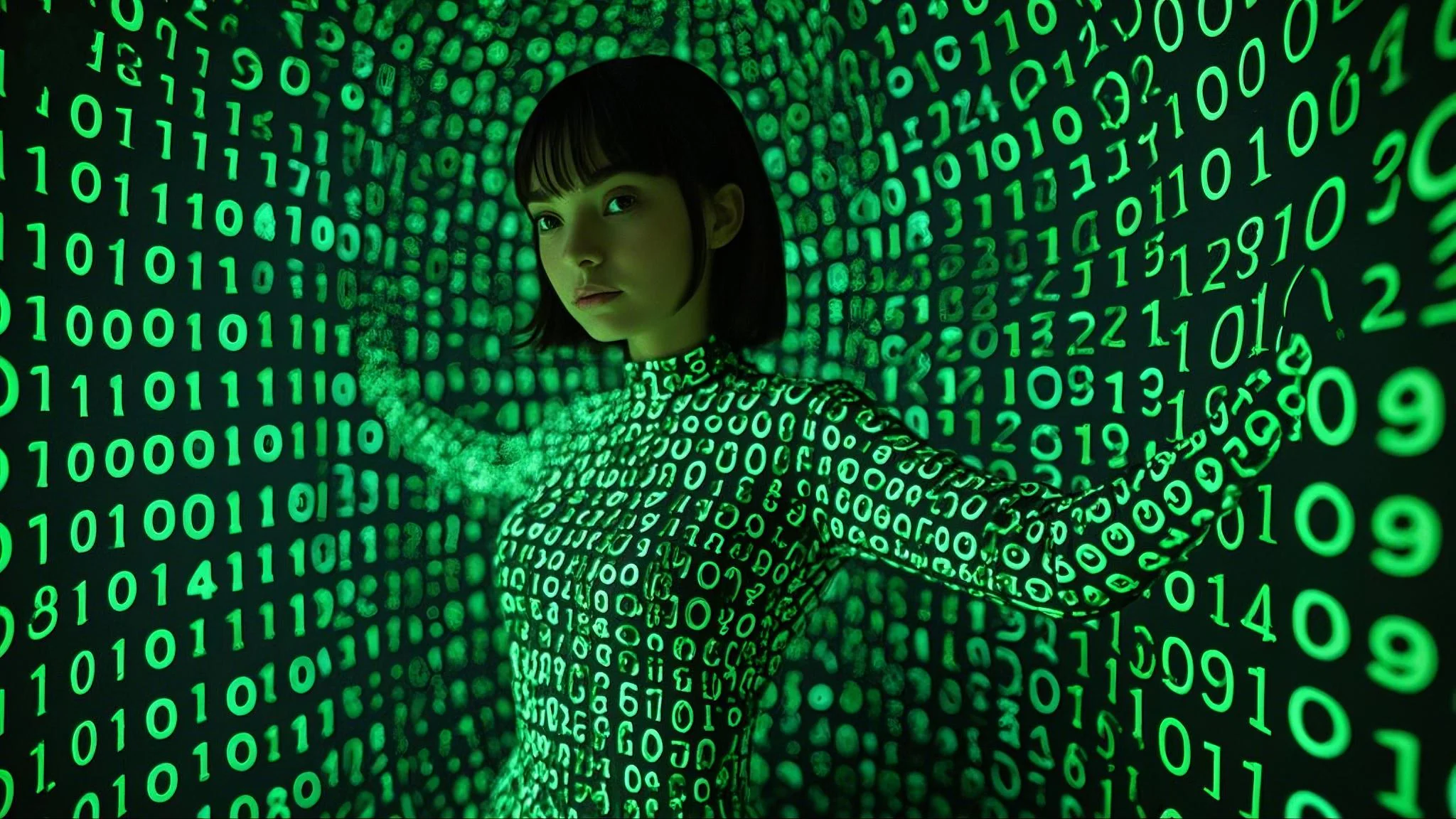 Matrix Green Girl picture 1 of 1