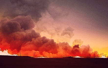 Field of Fire by maxbeechcreative'