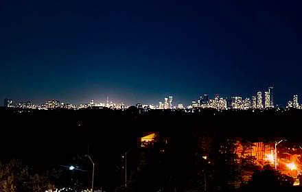 Mississauga/Toronto View from Brightstone apartments'