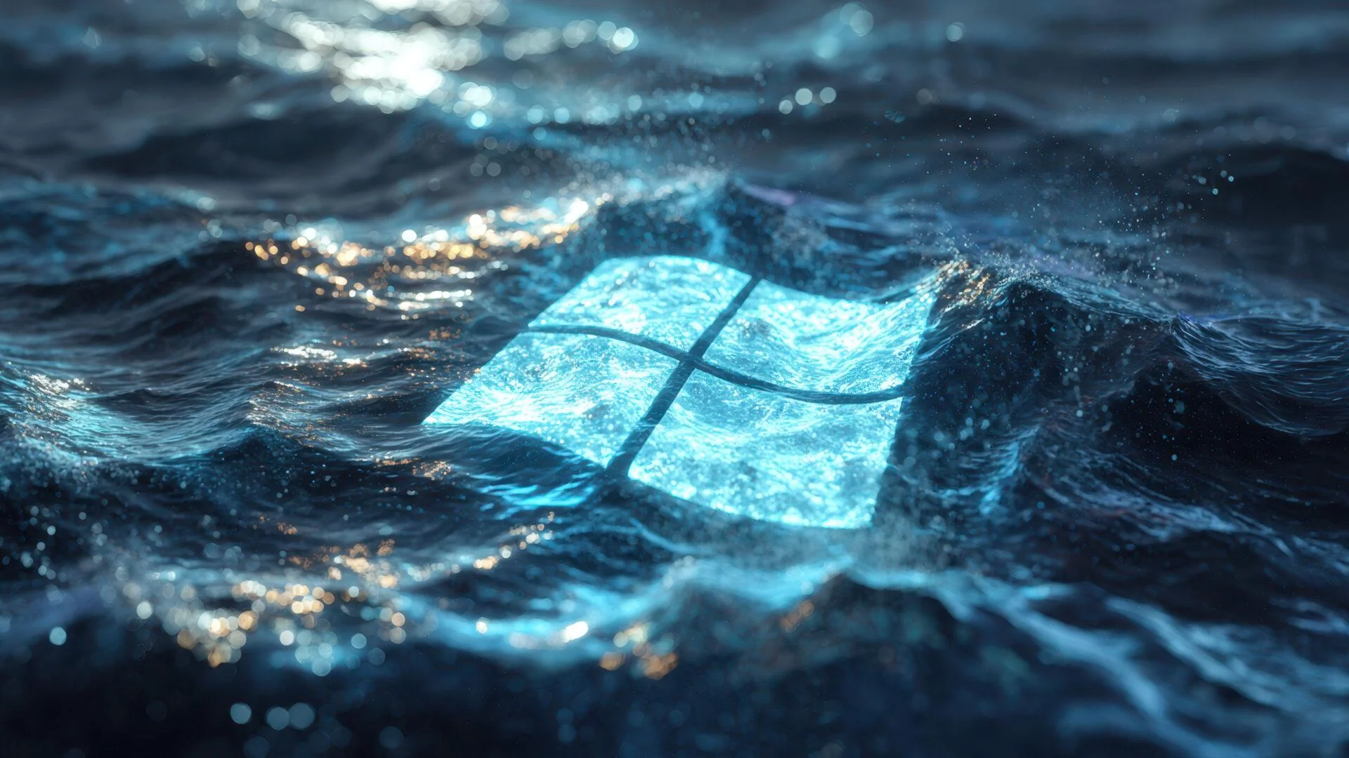 Windows Logo Luminous 3D Render picture 1 of 1