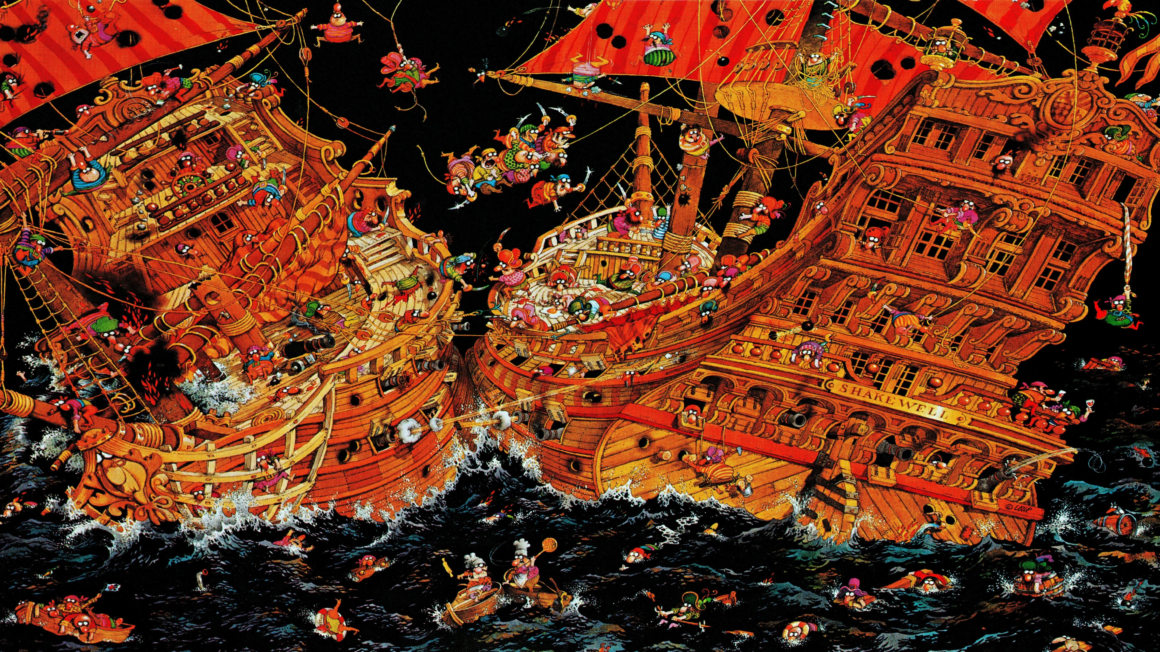 Captain Flint's Party by Jean Jacques Loup picture 1 of 1