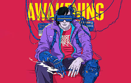 'Robert Parker - Awakening' cover art by Florian Renner'