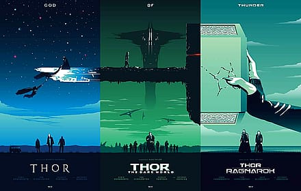 Thor Trilogy Poster'