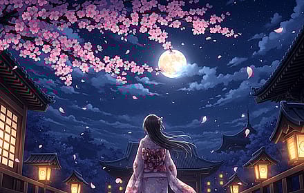 Sakura under the moon 2K'