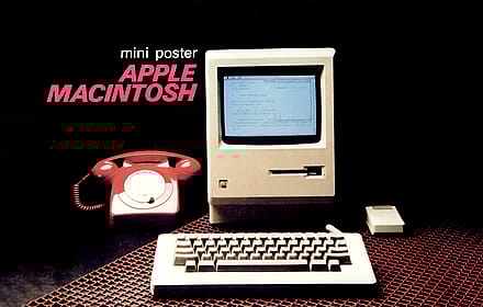 mini poster - APPLE MACINTOSH'