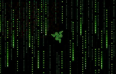 Razer Matrix Falling Codes'