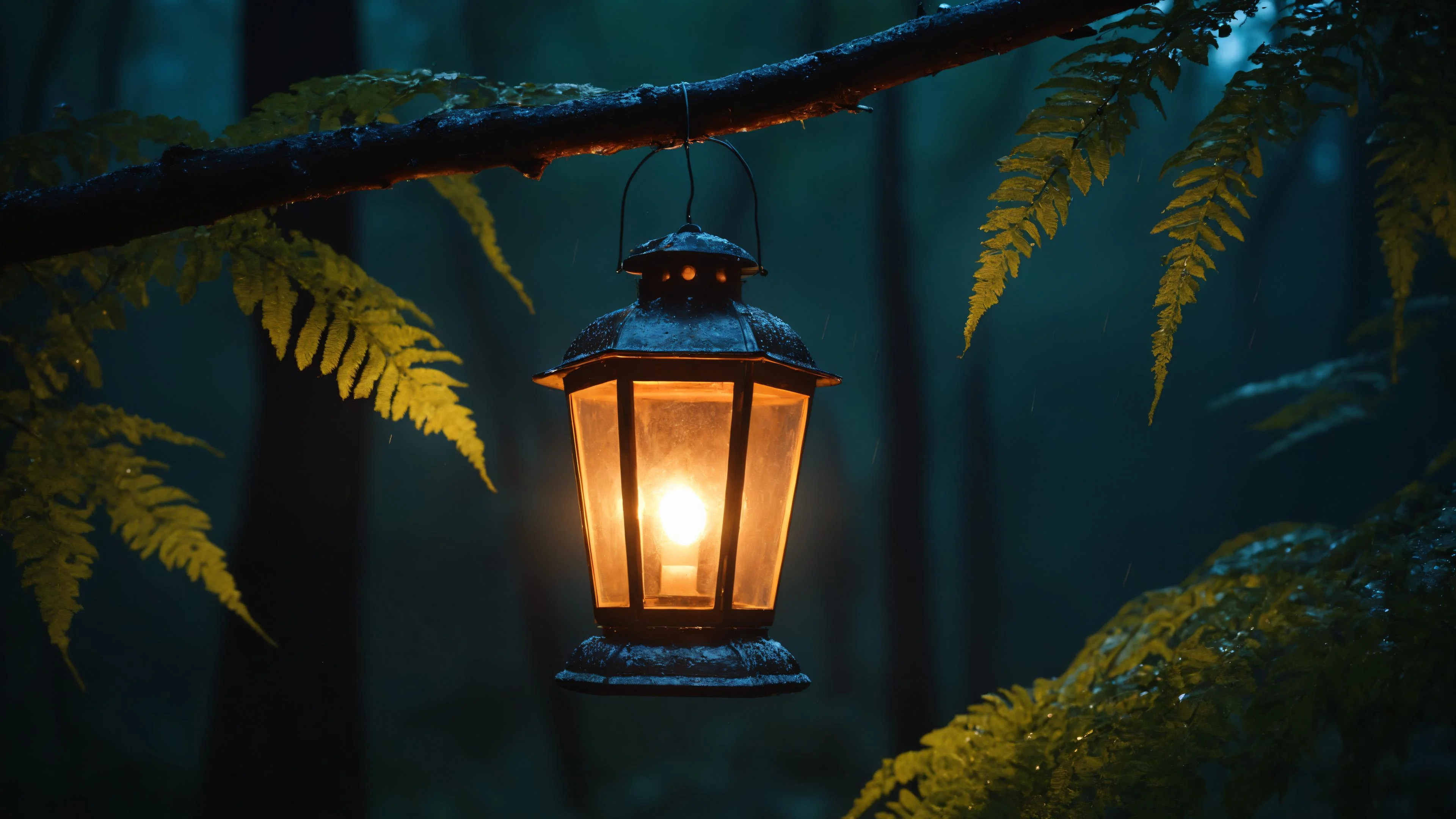 Forest Lantern Wallpaper picture 1 of 1