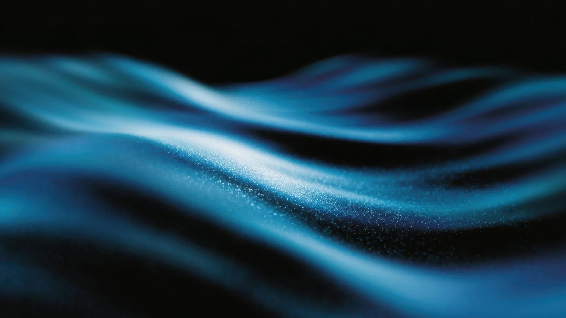Abstract Blue Glitter Waves picture 1 of 1