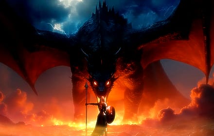 Warrior Queen vs Dragon!'