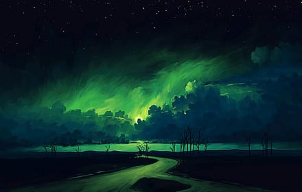 Verdant Moonlight by BisBiswas'