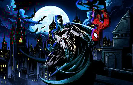 Batman & Spiderman.'