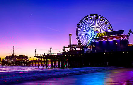 Back to the Santa Monica Pier by Scott Trento'
