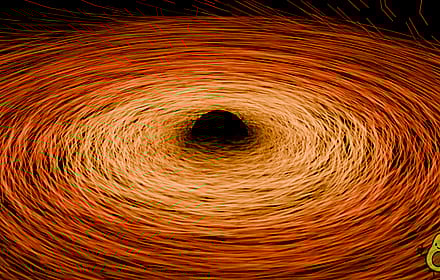 Black Hole – 8K Space Wallpaper'