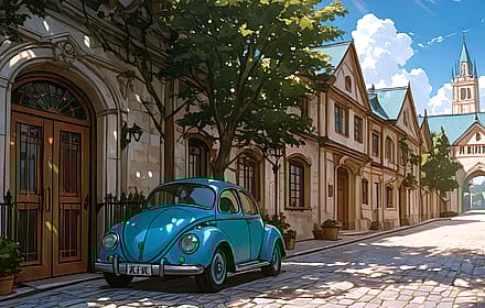 Quiet Morning in Old Town'