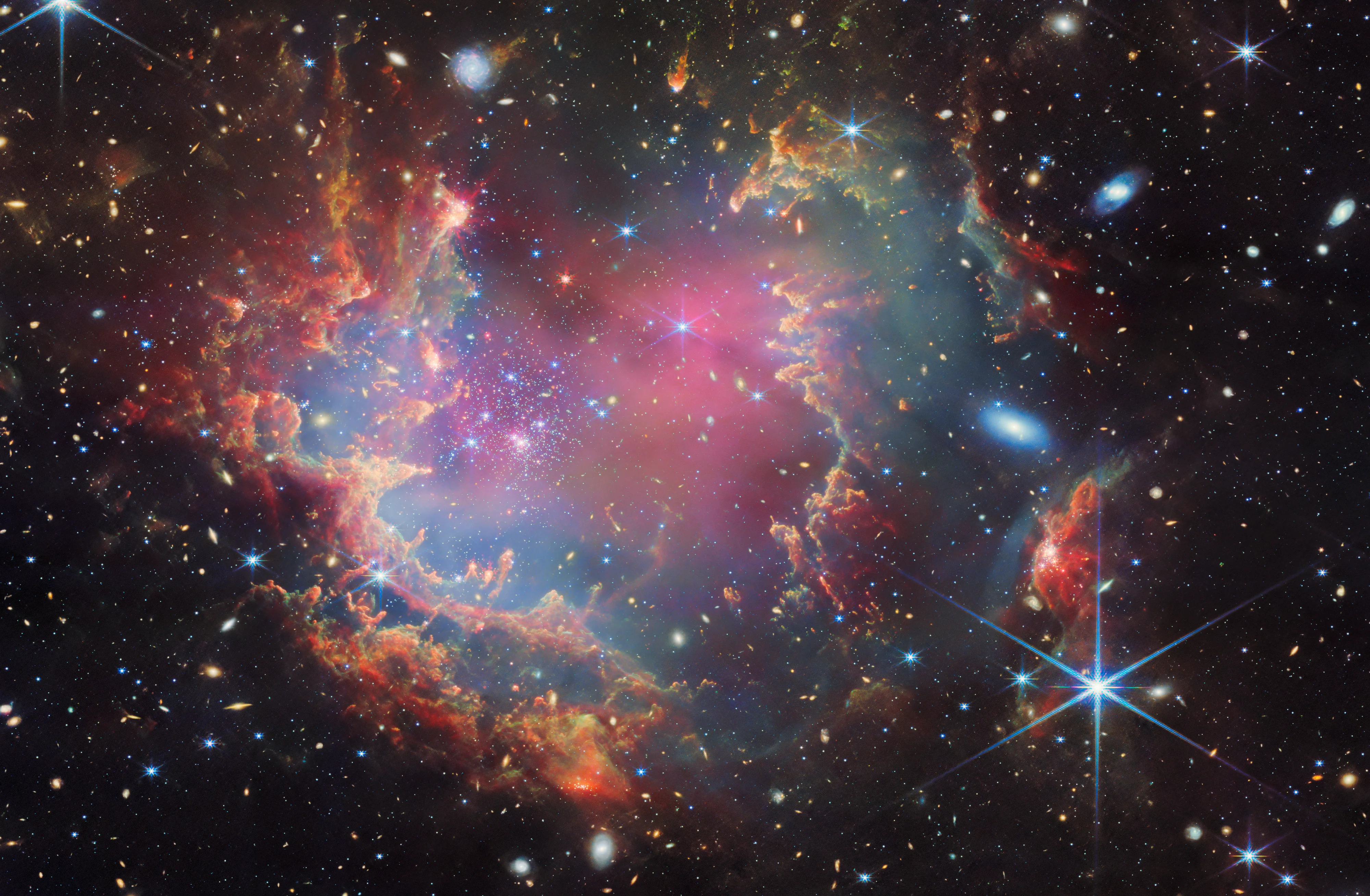 NGC 602 by JWST [4000x2616] picture 1 of 1