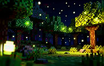 Minecraft nights hit different.'