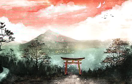 Horizon Lake Suwa by akyuun'