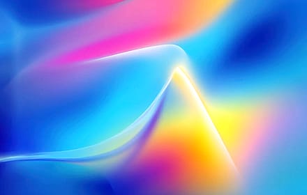 Colorful Gradient Abstract Digital Art'