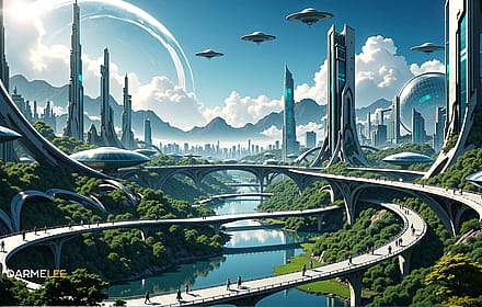 Futuristic Cityscape - - 4K'